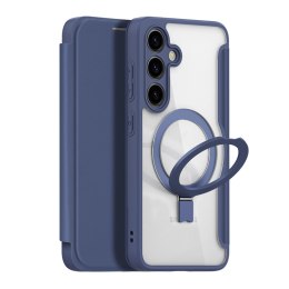 Etui Dux Ducis Skin X Pro z magnetycznym ringiem / podstawką do Samsung S24 - niebieskie