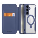 Etui Dux Ducis Skin X Pro z magnetycznym ringiem / podstawką do Samsung S24 - niebieskie