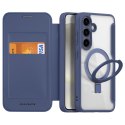 Etui Dux Ducis Skin X Pro z magnetycznym ringiem / podstawką do Samsung S24+ - niebieskie