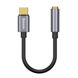 Adapter Baseus L54 do słuchawek USB-C / mini jack 3.5mm DAC 24 bit 48 KHz - szary