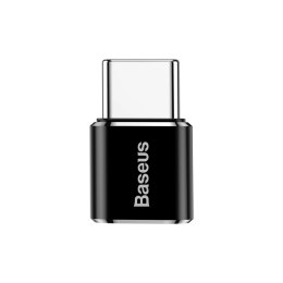 Adapter Baseus Mini przejściówka z micro USB na USB-C - czarny