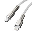 Kabel Baseus Cafule Series Metal Data USB-C / Lightning 20W PD 1 m - biały