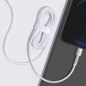 Kabel Baseus Cafule Series Metal Data USB-C / Lightning 20W PD 1 m - biały