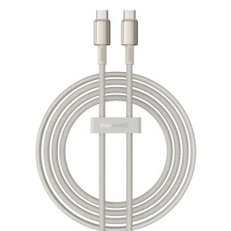 Kabel Baseus Tungsten Gold USB-C / USB-C 100W 2m - złoty