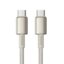 Kabel Baseus Tungsten Gold USB-C / USB-C 100W 2m - złoty