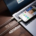 Kabel Baseus Tungsten Gold USB-C / USB-C 100W 2m - złoty