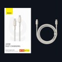 Kabel Baseus Tungsten Gold USB-C / USB-C 100W 2m - złoty