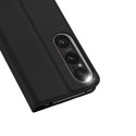 Etui Dux Ducis Skin Pro z klapką i miejscem na kartę na Sony Xperia 1VI - czarne