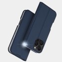 Etui Dux Ducis Skin Pro na iPhone 16 Pro Max z klapką i miejscem na kartę - niebieskie