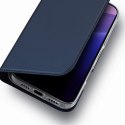 Etui Dux Ducis Skin Pro na iPhone 16 Pro Max z klapką i miejscem na kartę - niebieskie