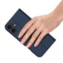 Etui Dux Ducis Skin Pro na iPhone 16 z klapką i miejscem na kartę - niebieskie