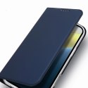 Etui Dux Ducis Skin Pro na iPhone 16 z klapką i miejscem na kartę - niebieskie