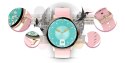 Smartwatch Giewont Supernova SmartCall GW330-4 Black Shine/Powder Pink