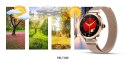 Smartwatch Damski Veltori VT340-1 Złota Bransoleta + Różowy Pasek Silikonowy