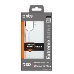 Etui SBS Extreme Active D3O do iPhone 16 Plus - przezroczyste