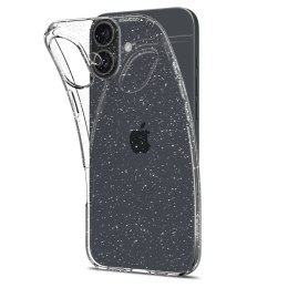 Etui Spigen Liquid Crystal na iPhone 16 Plus - przezroczysto-brokatowe