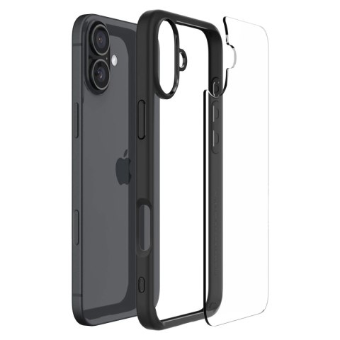 Etui Spigen Ultra Hybrid na iPhone 16 Plus - czarny mat