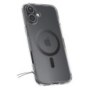 Spigen Ultra Hybrid MagSafe Carbon Fiber na iPhone 16 - ciemnoszare