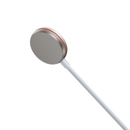 Joyroom 2 w 1 kabel lightning i ładowarka indukcyjna do Apple Watch 1.5m biały (S-IW012)