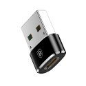 Adapter Baseus Mini przejściówka z USB-C na USB-A - czarny