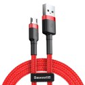 Kabel Baseus Cafule Cable CAMKLF-C09 USB-A / micro USB 1.5A 2 m - czerwony