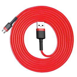 Kabel Baseus Cafule Cable CAMKLF-C09 USB-A / micro USB 1.5A 2 m - czerwony