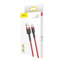 Kabel Baseus Cafule Cable CAMKLF-C09 USB-A / micro USB 1.5A 2 m - czerwony