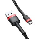 Kabel Baseus Cafule Cable CAMKLF-C91 USB-A / micro USB 1.5A 2 m - czarno-czerwony