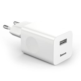 Ładowarka Baseus Charging Quick Charger CCALL-BX02 sieciowa USB-A QC 3.0 - biała