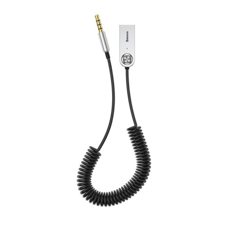 Baseus BA01 odbiornik dźwięku Bluetooth 5.0 kabel adapter audio AUX jack czarny (CABA01-01)