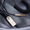 Baseus BA01 odbiornik dźwięku Bluetooth 5.0 kabel adapter audio AUX jack czarny (CABA01-01)