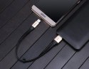 Baseus Nimble płaski kabel przewód USB / USB-C z uchwytem 2A 0,23M czarny (CATMBJ-01)