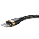 Kabel Baseus Cafule USB-A / Lightning 1.5A QC 3.0 2 m - czarno-złoty