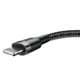 Kabel Baseus Cafule USB-A / Lightning 1.5A QC 3.0 2 m - czarny