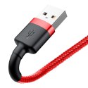 Kabel Baseus Cafule USB-A / Lightning 1.5A QC 3.0 2 m - czerwony