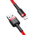 Kabel Baseus Cafule USB-A / Lightning 1.5A QC 3.0 2 m - czerwony