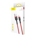 Kabel Baseus Cafule USB-A / Lightning 1.5A QC 3.0 2 m - czerwony