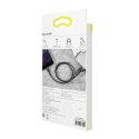 Kabel Baseus Cafule USB-A / Lightning 2.4A QC 3.0 0.5 m - czarno-szary