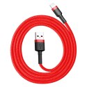 Kabel Baseus Cafule USB-A / Lightning 2.4A QC 3.0 1 m - czerwony