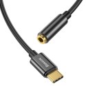 Adapter Baseus L54 do słuchawek USB-C / mini jack 3.5mm DAC 24 bit 48 KHz - czarny