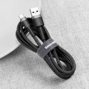 Kabel Baseus Cafule Cable USB-A / USB-C QC3.0 2A 3m - szaro-czarny